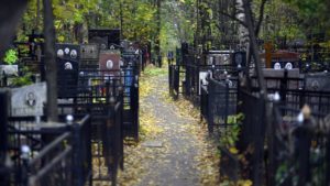 Место на кладбище для захоронения Воронеж